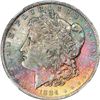 Image 4 : 1884-O $1 Morgan Silver Dollar Coin NGC MS63 Amazing Toning