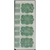 Image 2 : Uncut Sheet of (4) State of Louisiana Baby Bond Obsolete Notes