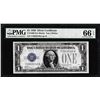 Image 1 : 1928 $1 Funnyback Silver Certificate Note Fr.1600 PMG Gem Uncirculated 66EPQ