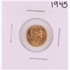 Image 1 : 1945 Mexico Dos Y Medio Pesos Gold Coin