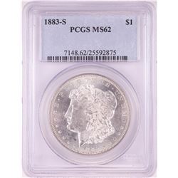 1883-S $1 Morgan Silver Dollar Coin PCGS MS62