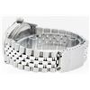 Image 7 : Rolex Men's Stainless Steel Red Vignette Diamond & Ruby Datejust Wristwatch