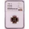 Image 1 : 1958 Proof Lincoln Wheat Cent Coin NGC PF69RD