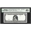 Image 1 : 1929 10 Unit American Bank Note Co. "Test Note" PMG Gem Uncirculated 65EPQ