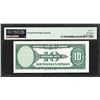 Image 2 : 1929 10 Unit American Bank Note Co. "Test Note" PMG Gem Uncirculated 65EPQ