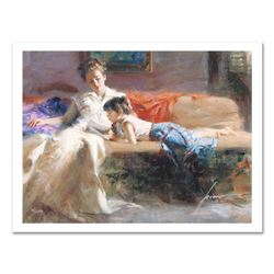 Pino (1939-2010) "Late Night Reading" Limited Edition Giclee