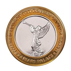.999 Silver Caesars Palace Las Vegas, Nevada $10 Casino Limited Edition Gaming Token