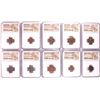 Image 1 : Lot of (10) Ancient Roman Empire Coins NGC Certified