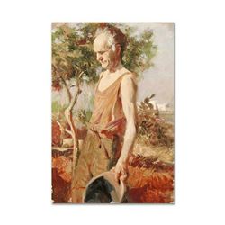 Pino (1939-2010) "Afternoon Chores" Limited Edition Giclee on Canvas