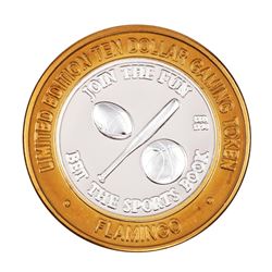 .999 Fine Silver Flamingo Las Vegas, Nevada $10 Limited Edition Gaming Token