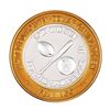 Image 1 : .999 Fine Silver Flamingo Las Vegas, Nevada $10 Limited Edition Gaming Token