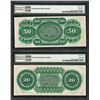 Image 2 : Low Serial Set 1872 $20 & $50 South Carolina Obsolete Notes PMG Superb Gem Unc. 67EPQ