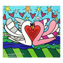 Romero Britto "Soul Mate" Limited Edition Giclee