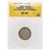 Image 1 : 1697 Hungary Leopold I AR 3 Krajczar Pressburg Coin ANACS XF45