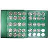 Image 4 : 1948-1963 Brilliant Uncirculated Franklin Half Dollar Coins in Coin Collector Album