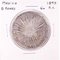 1895 G.o R.S. Mexico 8 Reales Silver Coin