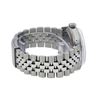 Image 4 : Rolex Men's Stainless Steel Black Roman Datejust 36MM Wristwatch Datejust