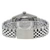 Image 5 : Rolex Men's Stainless Steel Black Roman Datejust 36MM Wristwatch Datejust