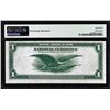 Image 2 : 1918 $1 Federal Reserve Bank Note San Francisco Fr.745 PMG Choice Uncirculated 63