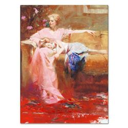 Pino (1939-2010) "Story Time" Limited Edition Giclee on Canvas