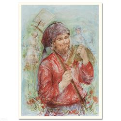 Edna Hibel (1917-2014) "Man with Hoe" Limited Edition Lithograph