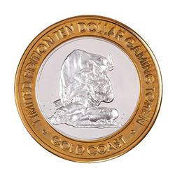 .999 Fine Silver Gold Coast Las Vegas, Nevada $10 Casino Limited Edition Gaming Token