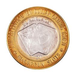 .999 Silver McCarran International Airport Las Vegas, NV $10 Limited Gaming Token