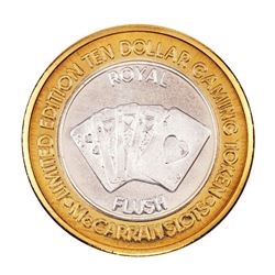.999 Silver McCarran International Airport Las Vegas, NV $10 Limited Gaming Token