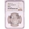 Image 1 : 1881-CC VAM-2 Gouged "8" $1 Morgan Silver Dollar Coin NGC MS65