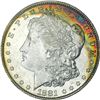 Image 4 : 1881-S $1 Morgan Silver Dollar Coin NGC MS63 CAC Amazing Toning
