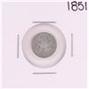Image 1 : 1851 Three Cent Piece Silver Coin