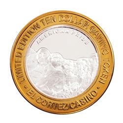 .999 Fine Silver El Cortez Hotel & Casino Las Vegas $10 Limited Edition Gaming Token