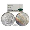 Image 1 : 1884-O $1 Morgan Silver Dollar Coin NGC MS63 CAC Great Toning