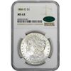 Image 2 : 1884-O $1 Morgan Silver Dollar Coin NGC MS63 CAC Great Toning