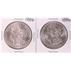 Image 1 : Lot of (2) 1886 $1 Morgan Silver Dollar Coins