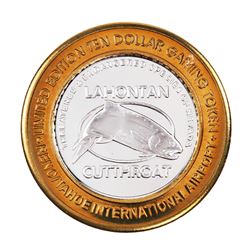 .999 Silver Reno Tahoe International Airport $10 Casino Limited Edition Gaming Token