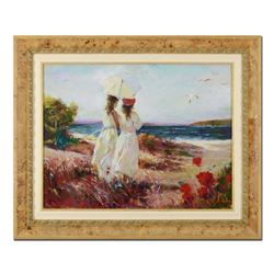 Pino (1939-2010) "Sister" Limited Edition Giclee On Canvas
