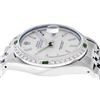 Image 8 : Rolex Men's Stainless Steel Silver Index Diamond 36MM Datejust Wristwatch