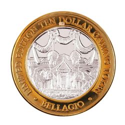 .999 Fine Silver Bellagio Las Vegas, NV $10 Limited Edition Gaming Token