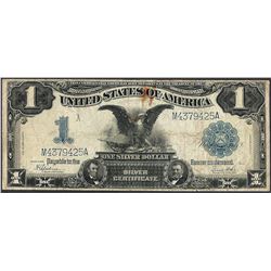 1899 $1 Black Eagle Silver Certificate Note