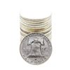 Image 2 : Roll of (20) Brilliant Uncirculated 1953 Franklin Half Dollar Coins