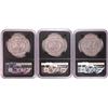Image 2 : Lot of 1887, 1888, & 1889-O $1 Morgan Silver Dollar Coins NGC Genuine