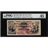 Image 1 : 1888 Argentina Un Peso Banco de La Provincia Bank Note PMG Choice Extremely Fine 45