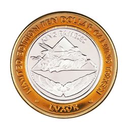 .999 Silver Luxor Las Vegas, Nevada $10 Casino Limited Edition Gaming Token