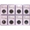 Image 1 : 1956-1963 Proof Franklin Half Dollar Coins NGC PF67