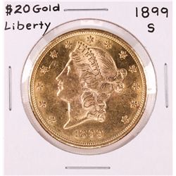 1899-S $20 Liberty Head Double Eagle Gold Coin