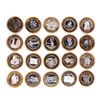 Image 2 : Mixed Lot of (20) .999 Silver Casino $10 Limited Edition Gaming Tokens