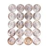 Image 3 : Roll of (20) Brilliant Uncirculated 1888 $1 Morgan Silver Dollar Coins Nice Toning