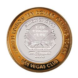 .999 Silver Las Vegas, Nevada Club $10 Casino Limited Edition Gaming Token