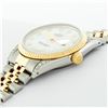 Image 5 : Rolex Men's Two Tone Steel & Gold MOP Diamond 36MM Datejust Wristwatch